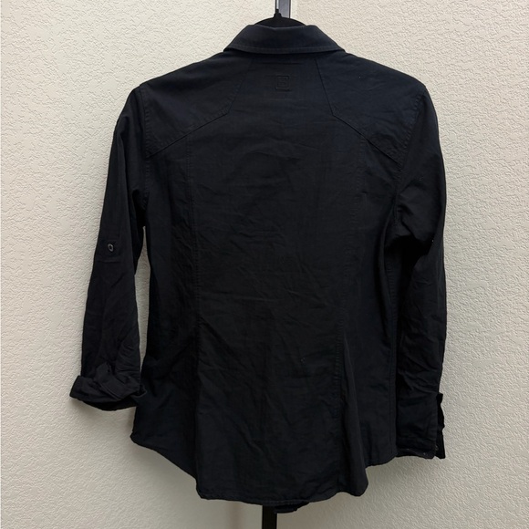 5.11 Tactical Women’s Black Button-Up Mid-Sleeve Shirt - Picture 4 of 4